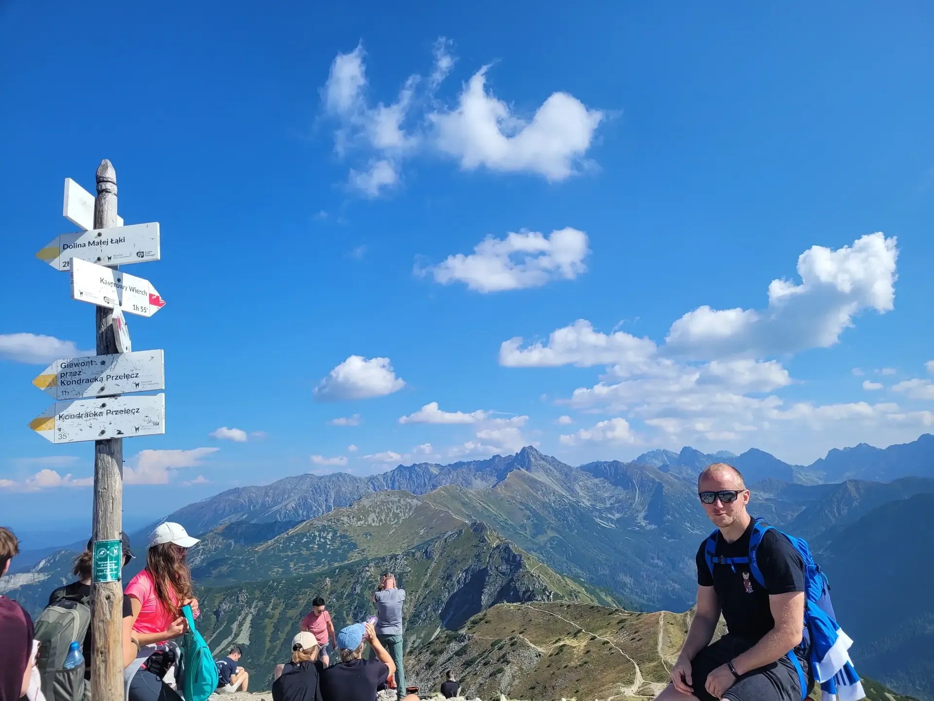 Kasprowy Wierch - Czerwone Wierchy (do Kopy Kondrackiej) - Giewont