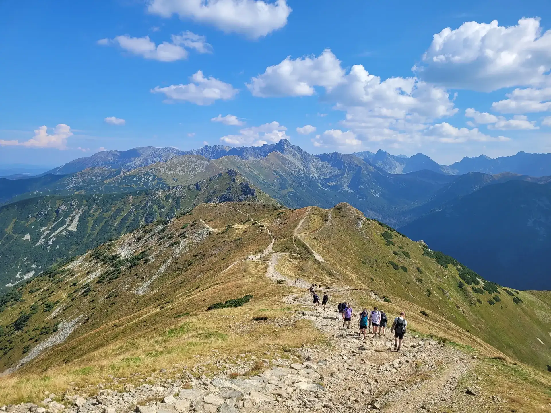 Kasprowy wierch czerwone wierchy giewont wrzesień 2024 – Kasprowy Wierch - Czerwone Wierchy (to Kopa Kondracka) - Giewont, photo 35