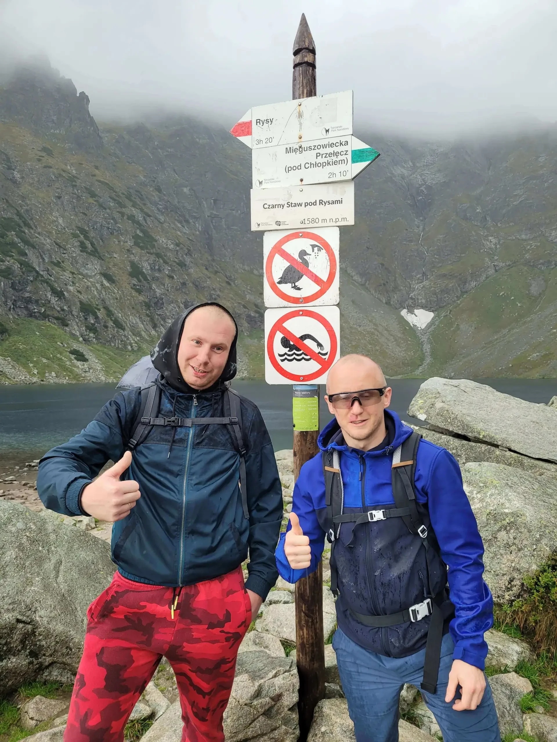 Morskie Oko - Czarny staw pod Rysami