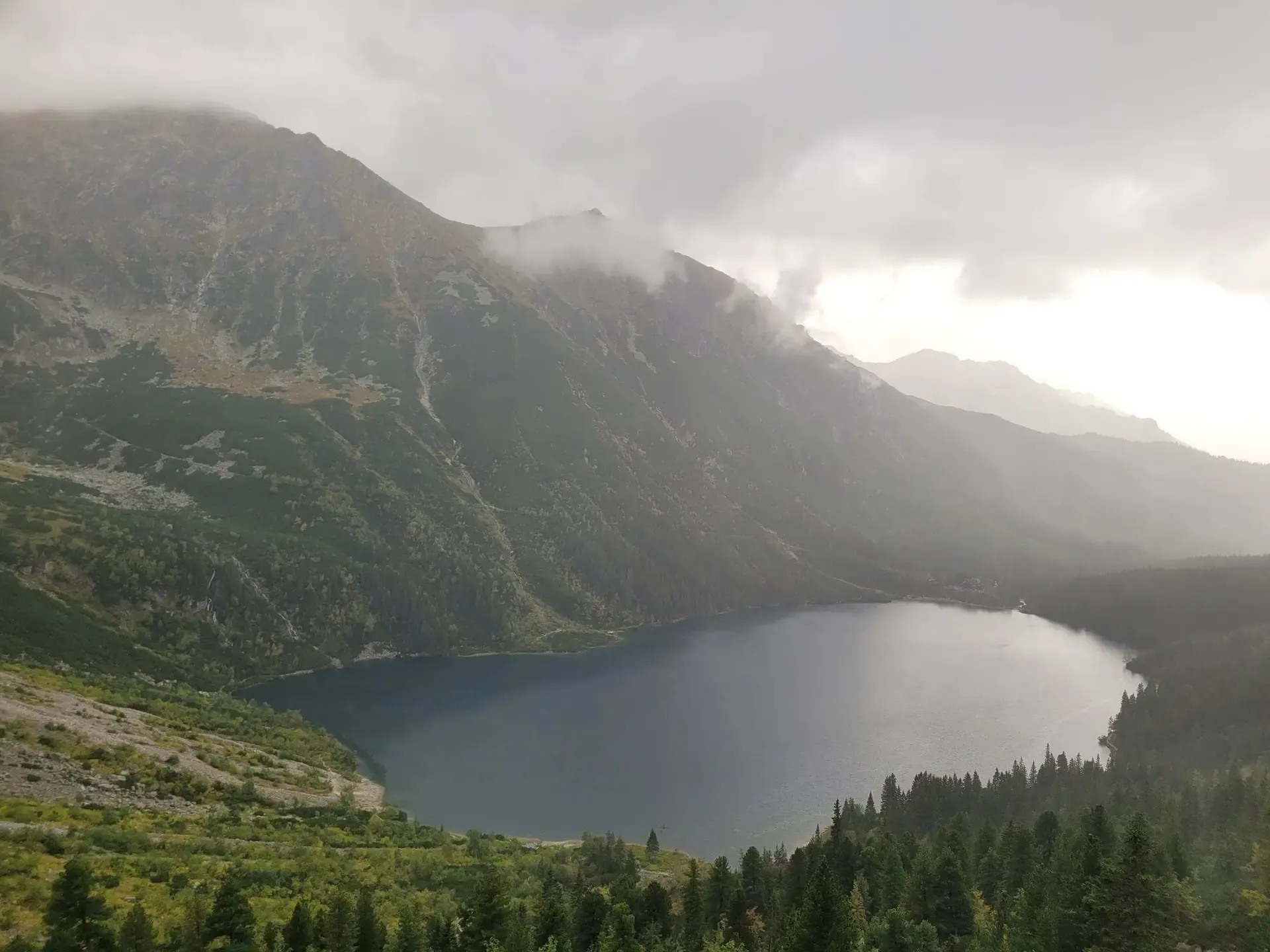 Morskie Oko - Czarny staw pod Rysami