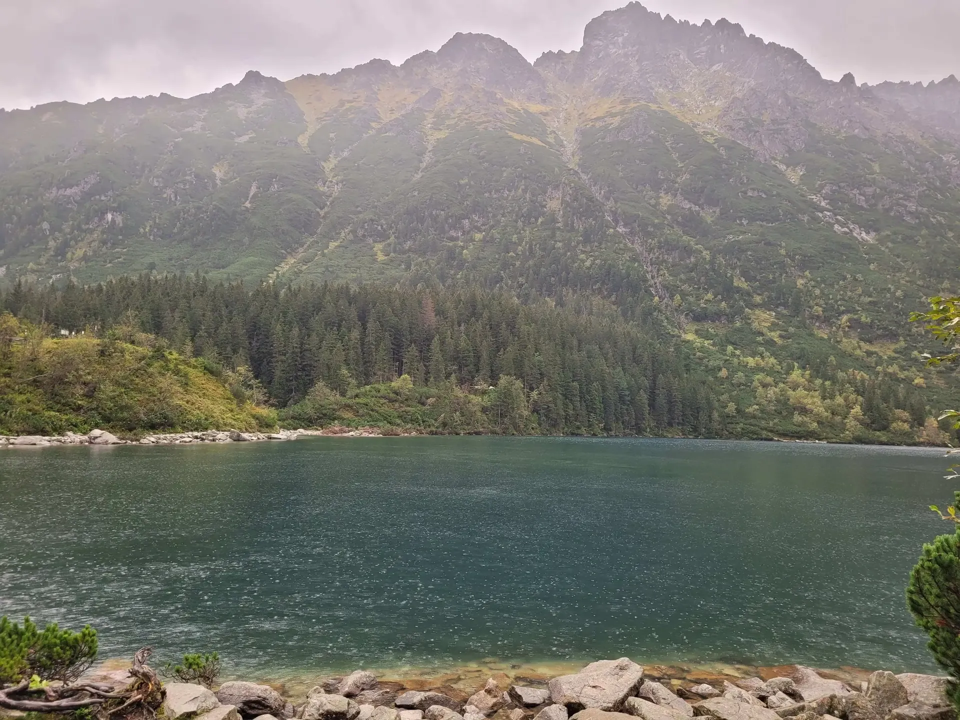 Morskie Oko - Czarny staw pod Rysami