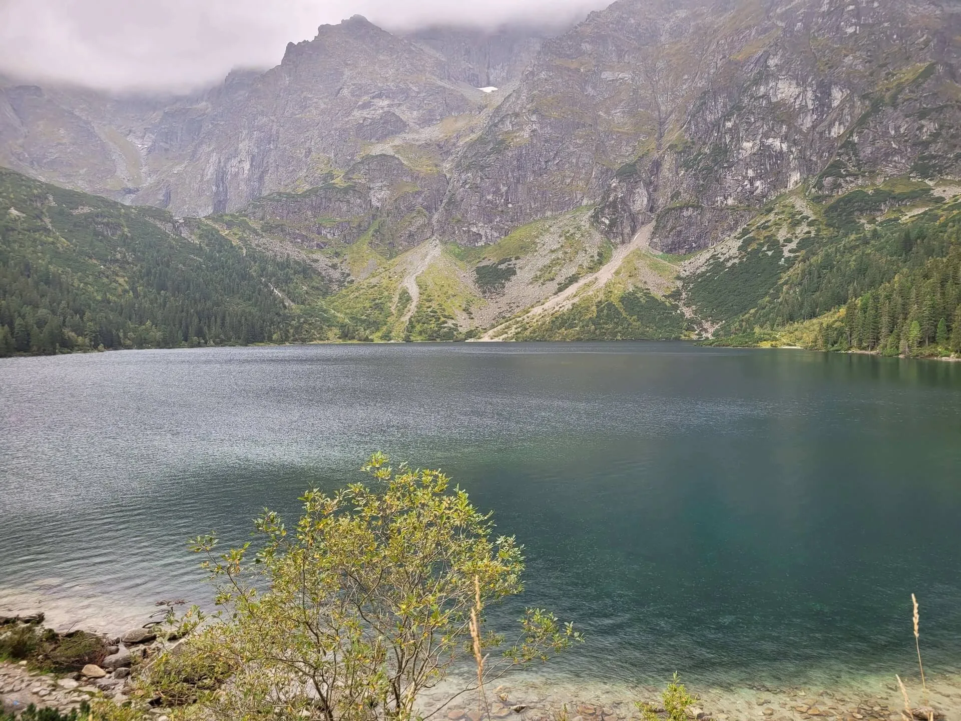 Morskie Oko - Czarny staw pod Rysami