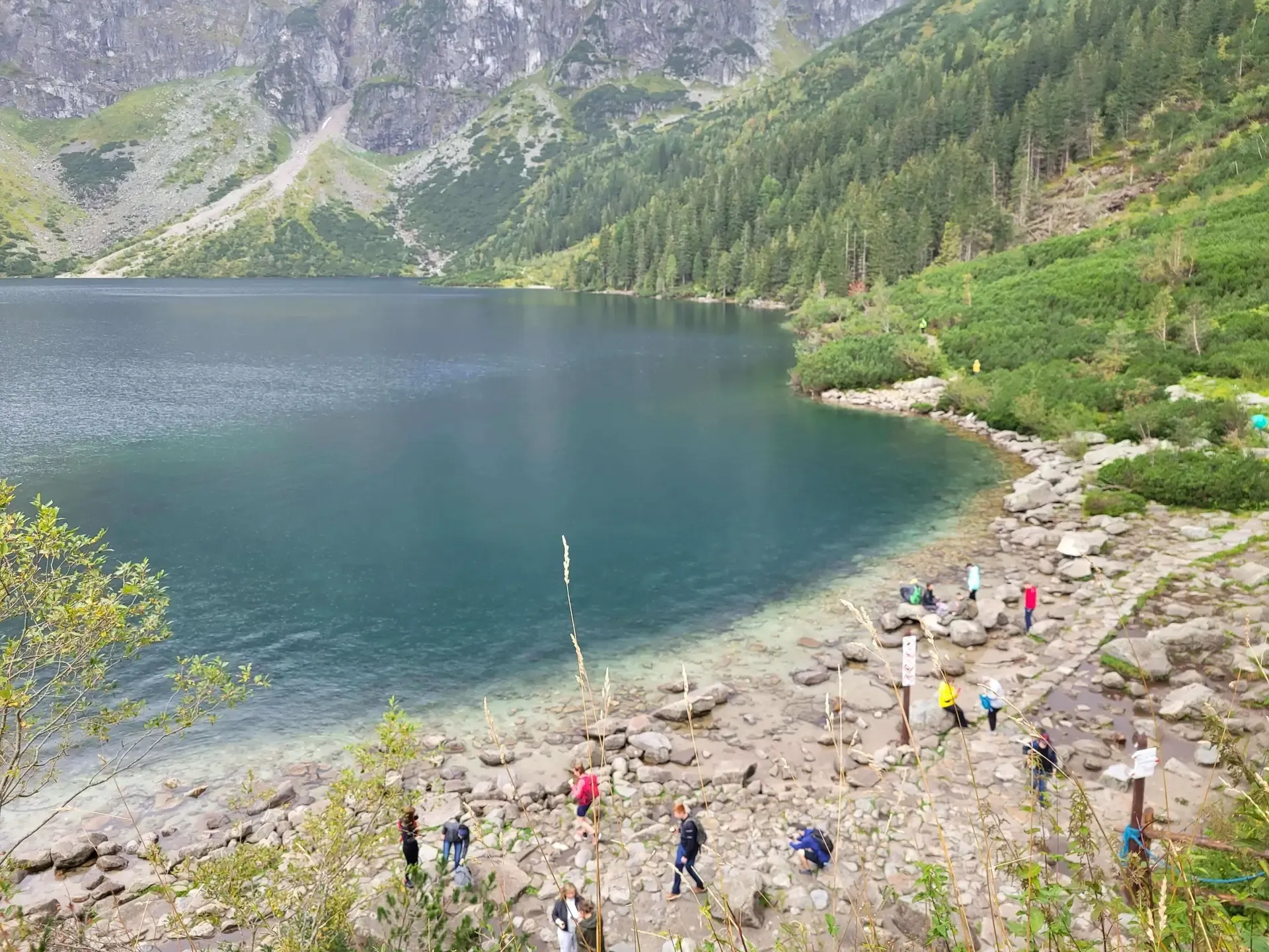 Morskie Oko - Czarny staw pod Rysami