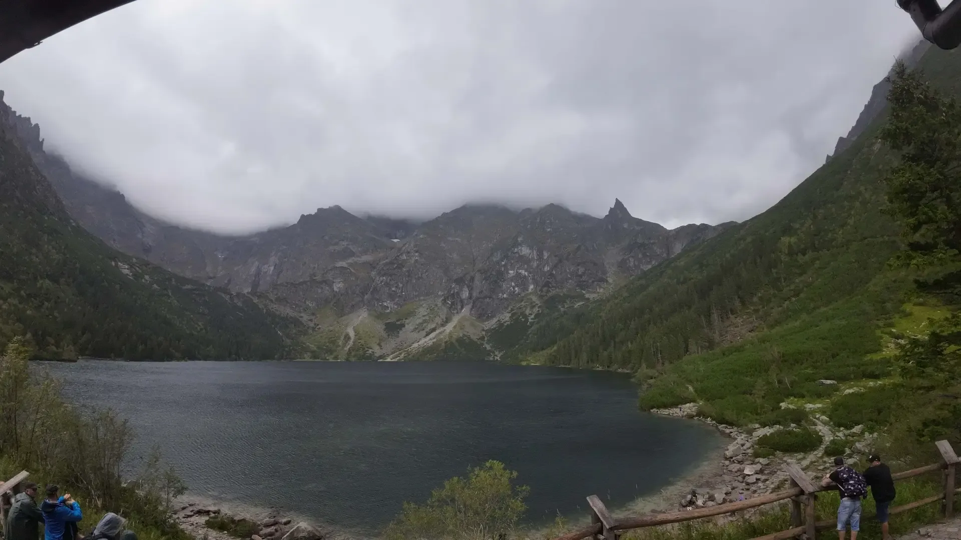 Morskie Oko - Czarny staw pod Rysami