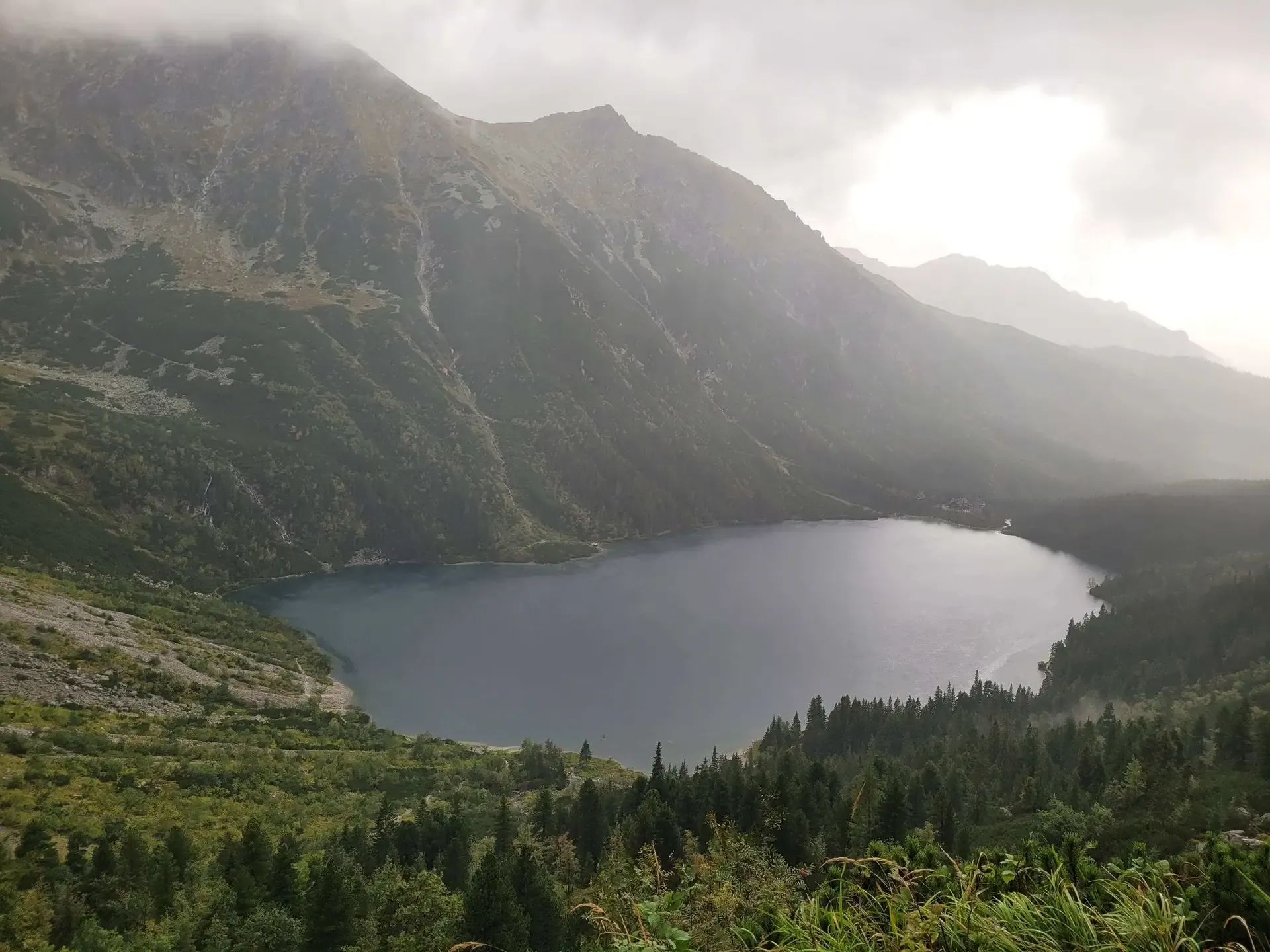 Morskie Oko - Czarny staw pod Rysami