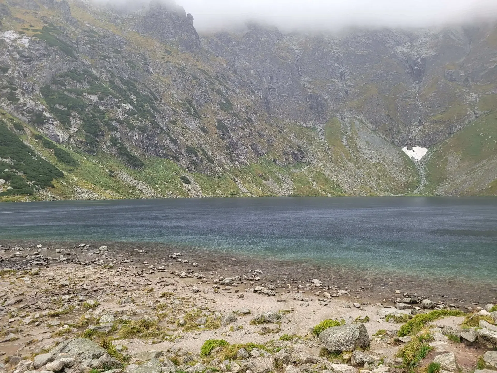 Morskie Oko - Czarny staw pod Rysami