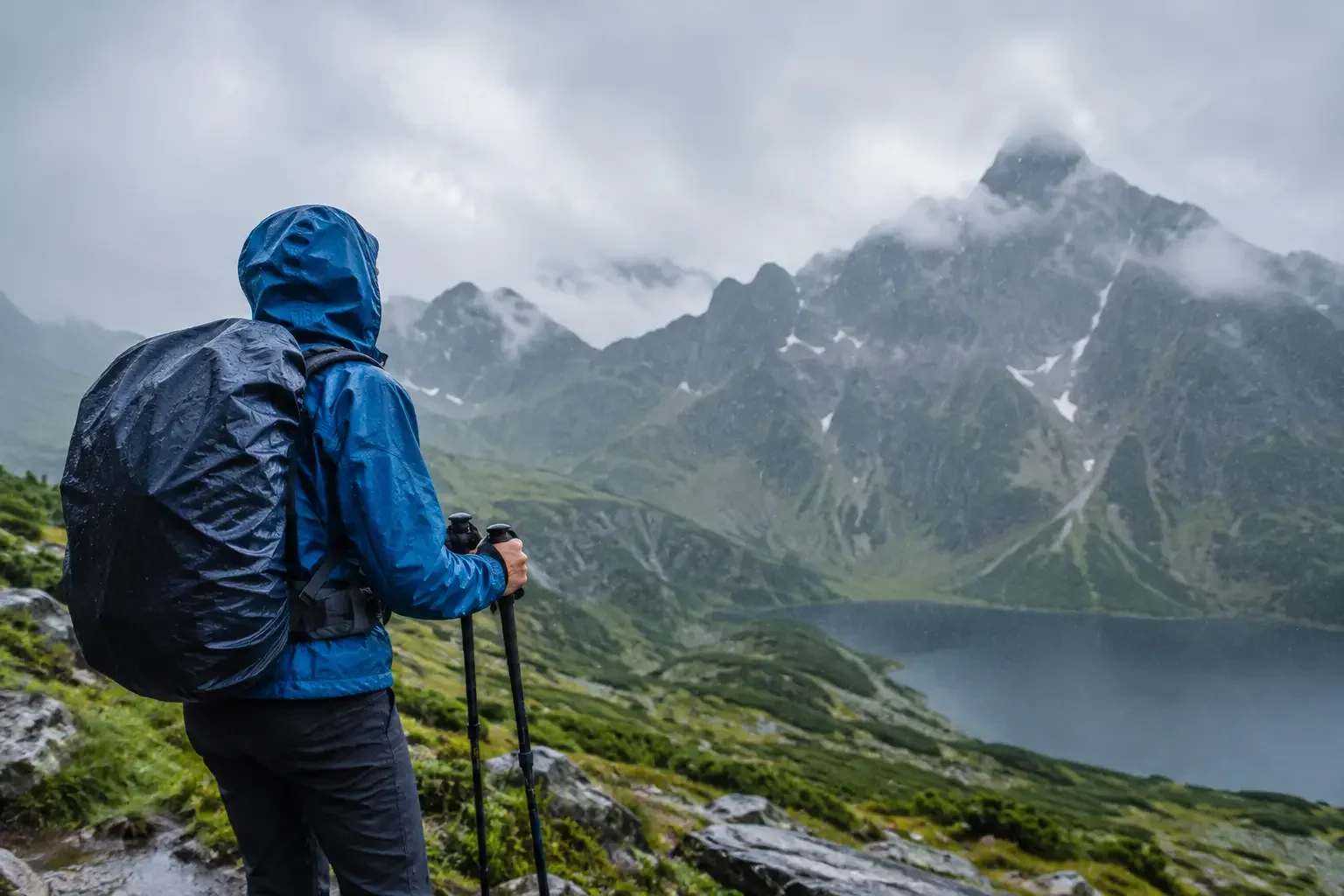 Hiking in the rain in the Tatras: safety